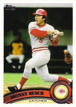 2011 Topps #198 Johnny Bench Front