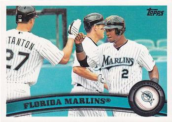 2011 Topps #361 Florida Marlins Front