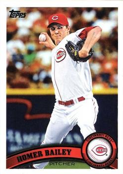 2011 Topps #508 Homer Bailey Front