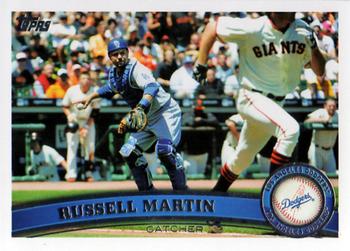 2011 Topps #114 Russell Martin Front