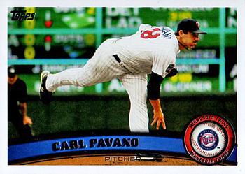 2011 Topps #186 Carl Pavano Front