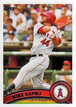 2011 Topps #201 Mike Napoli Front