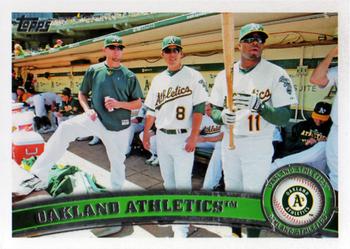 2011 Topps #204 Oakland Athletics Front