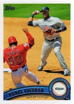 2011 Topps #217 Yunel Escobar Front