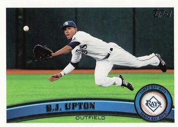 2011 Topps #556 B.J. Upton Front