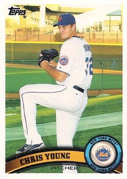 2011 Topps #580 Chris Young Front
