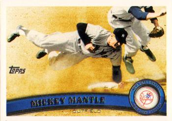 2011 Topps #7 Mickey Mantle Front
