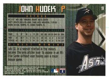 1995 Finest - Refractors #9 John Hudek Back
