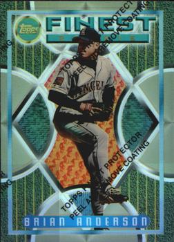 1995 Finest - Refractors #12 Brian Anderson Front