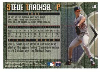 1995 Finest - Refractors #18 Steve Trachsel Back