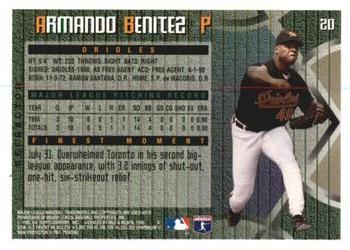1995 Finest - Refractors #20 Armando Benitez Back