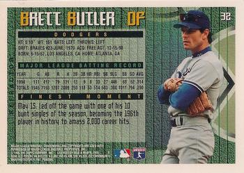 1995 Finest - Refractors #32 Brett Butler Back