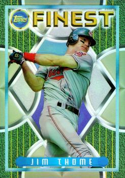 1995 Finest - Refractors #37 Jim Thome Front