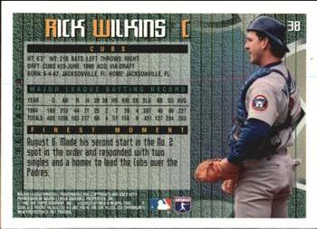 1995 Finest - Refractors #38 Rick Wilkins Back