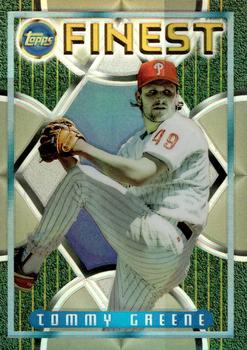 1995 Finest - Refractors #41 Tommy Greene Front