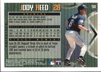 1995 Finest - Refractors #50 Jody Reed Back