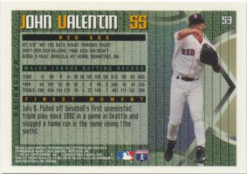1995 Finest - Refractors #53 John Valentin Back
