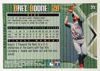 1995 Finest - Refractors #54 Bret Boone Back