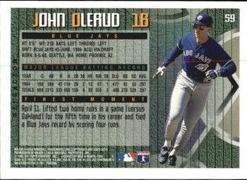 1995 Finest - Refractors #59 John Olerud Back