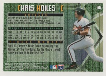1995 Finest - Refractors #60 Chris Hoiles Back