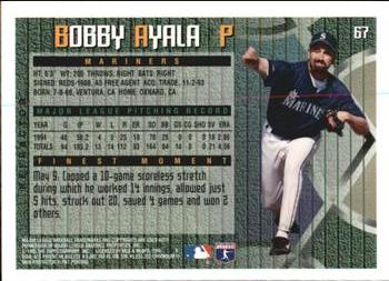 1995 Finest - Refractors #67 Bobby Ayala Back