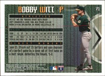 1995 Finest - Refractors #71 Bobby Witt Back
