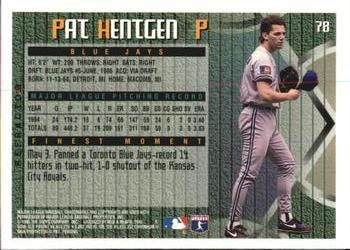 1995 Finest - Refractors #78 Pat Hentgen Back