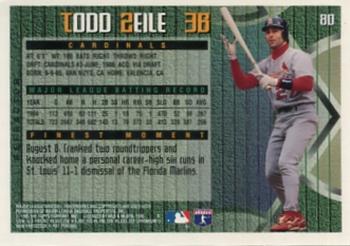 1995 Finest - Refractors #80 Todd Zeile Back
