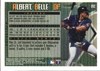 1995 Finest - Refractors #82 Albert Belle Back