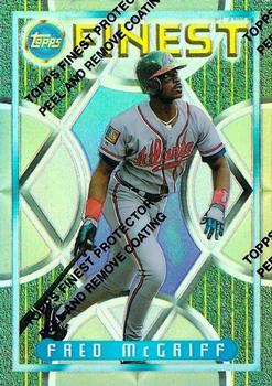 1995 Finest - Refractors #103 Fred McGriff Front
