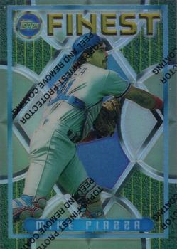 1995 Finest - Refractors #113 Mike Piazza Front