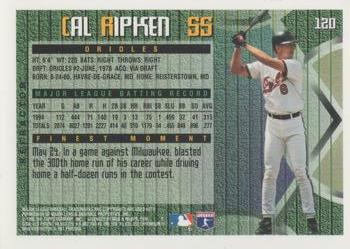 1995 Finest - Refractors #120 Cal Ripken Jr. Back