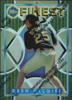 1995 Finest - Refractors #169 Mark McGwire Front