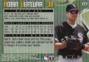 1995 Finest - Refractors #173 Robin Ventura Back