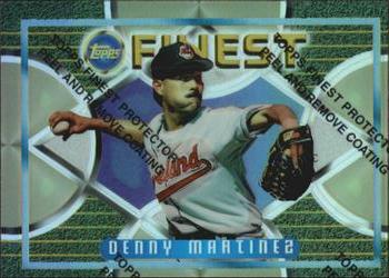 1995 Finest - Refractors #188 Dennis Martinez Front