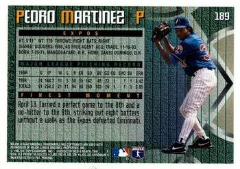 1995 Finest - Refractors #189 Pedro Martinez Back