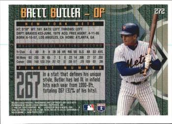 1995 Finest - Refractors #272 Brett Butler Back