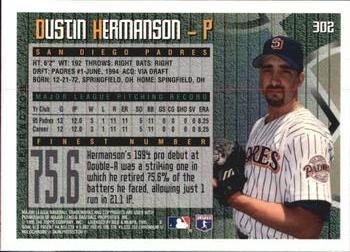 1995 Finest - Refractors #302 Dustin Hermanson Back
