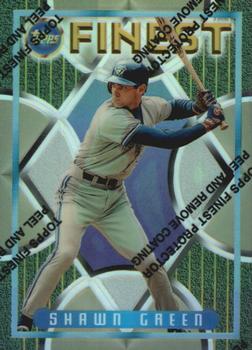 1995 Finest - Refractors #327 Shawn Green Front