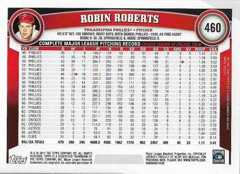 2011 Topps - Diamond Anniversary #460 Robin Roberts Back