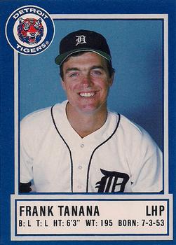 1988 Detroit Tigers Police #NNO Frank Tanana Front