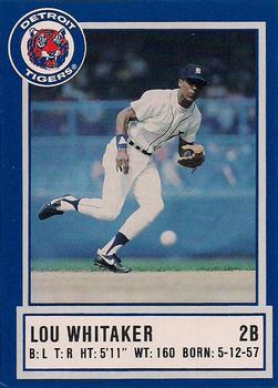1988 Detroit Tigers Police #NNO Lou Whitaker Front