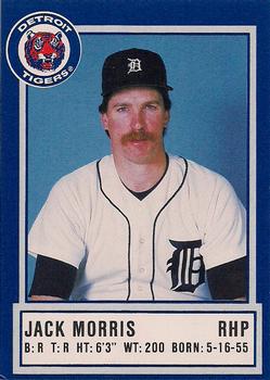 1988 Detroit Tigers Police #NNO Jack Morris Front