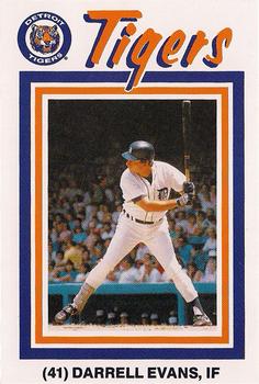 1988 Pepsi/Kroger Detroit Tigers #41 Darrell Evans Front
