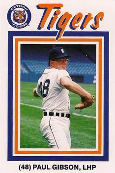 1988 Pepsi/Kroger Detroit Tigers #48 Paul Gibson Front