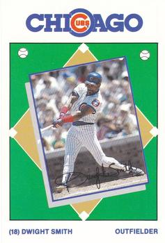 1989 Marathon Chicago Cubs #NNO Dwight Smith Front