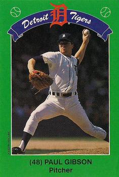 1990 Coca-Cola/Kroger Detroit Tigers #NNO Paul Gibson Front