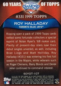 2011 Topps - 60 Years of Topps #60YOT-107 Roy Halladay Back