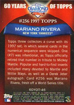 2011 Topps - 60 Years of Topps #60YOT-46 Mariano Rivera Back