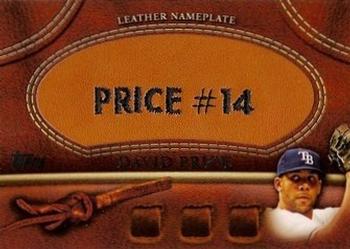2011 Topps - Manufactured Glove Leather Nameplates #MGL-DP David Price Front